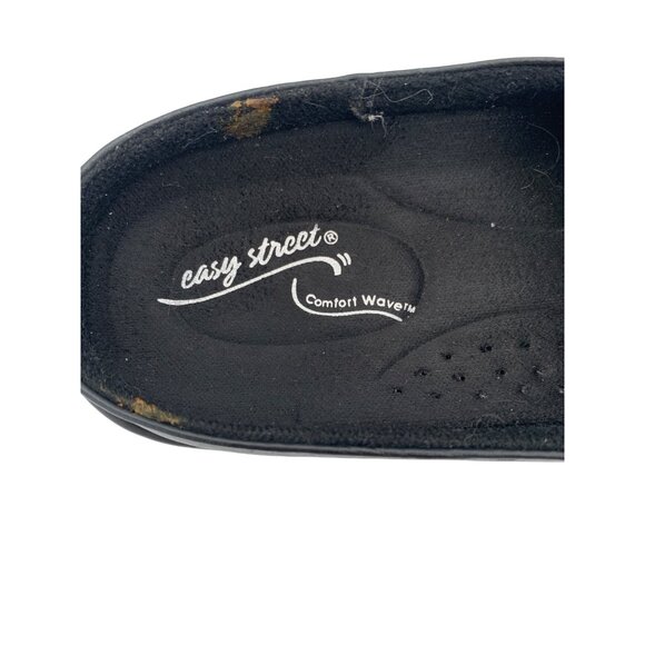 Easy Spirit Womens Black Leather Slip-On Mules Size 8 - Picture 7 of 8